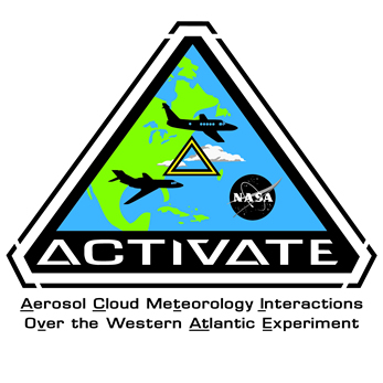 NASA’s Aerosol Cloud meTeorology Interactions oVer the western ATlantic Experiment (ACTIVATE) project logo