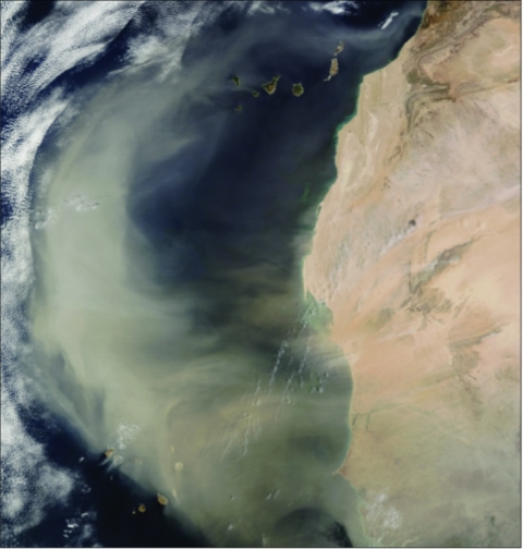 MODIS Saharan Air Layer